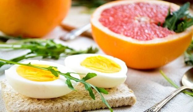 pompelmo e uovo per la dieta maggi