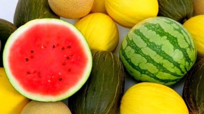 Anguria e melone - bacche pericolose per i diabetici