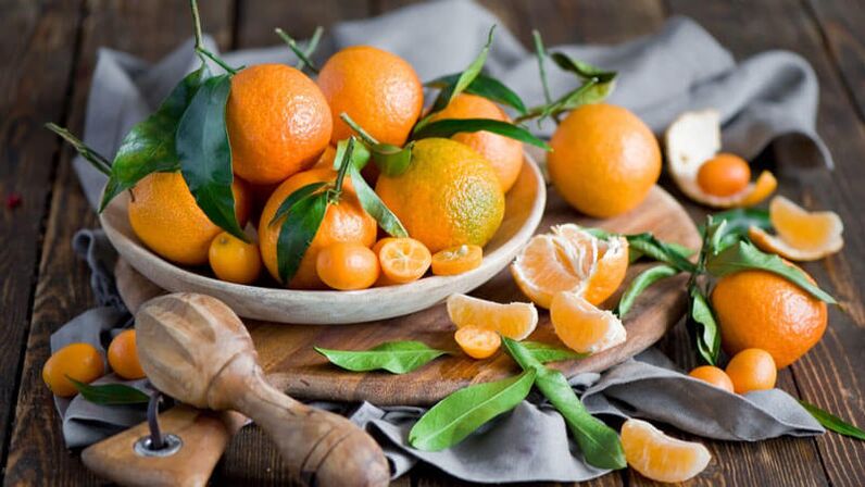 Con il diabete mellito, non puoi mangiare mandarini. 