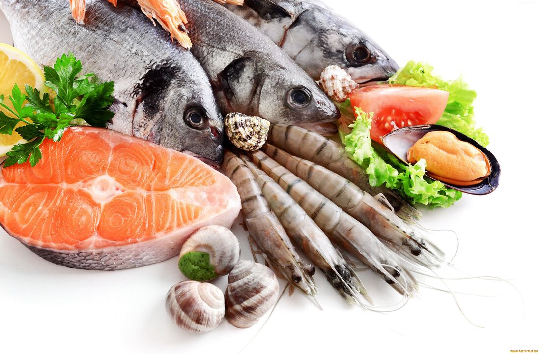 frutti di mare per la perdita di peso al mese di 10 kg